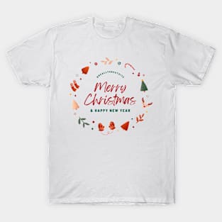 Merry Christmas & Happy new Year design T-Shirt